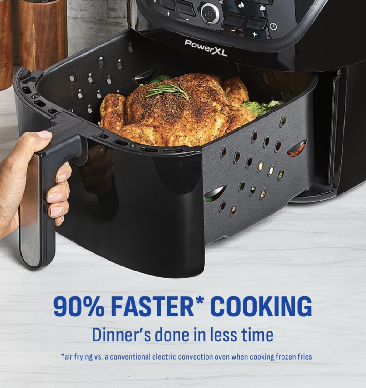 6-QT Air Fryer with 10 Presets T8824