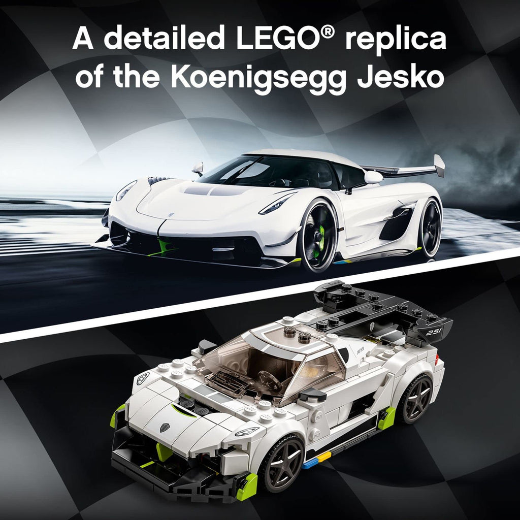 Racing Sports Car Toy with Driver Minifigure H438