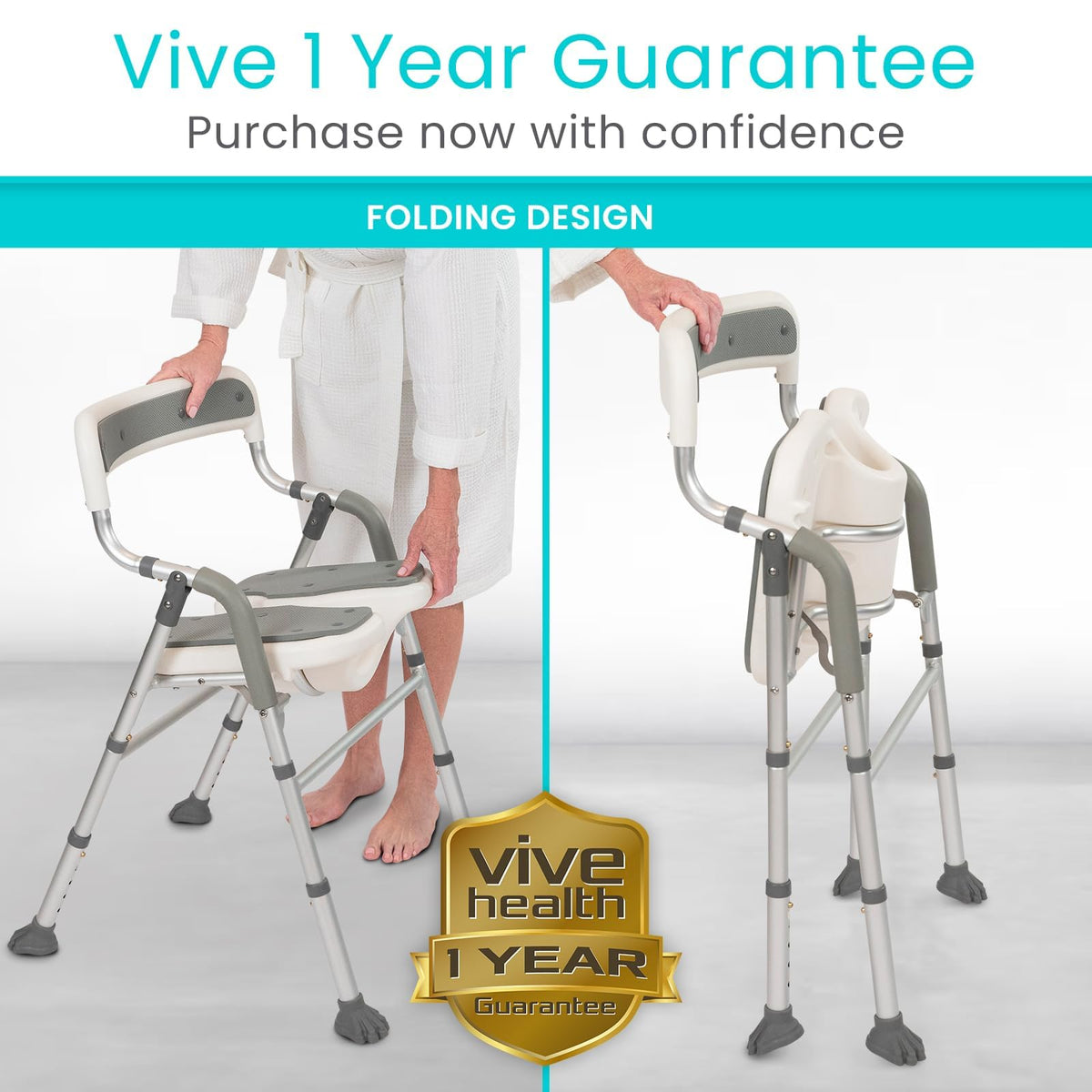 U-Shaped Shower Chair with Arms I930050