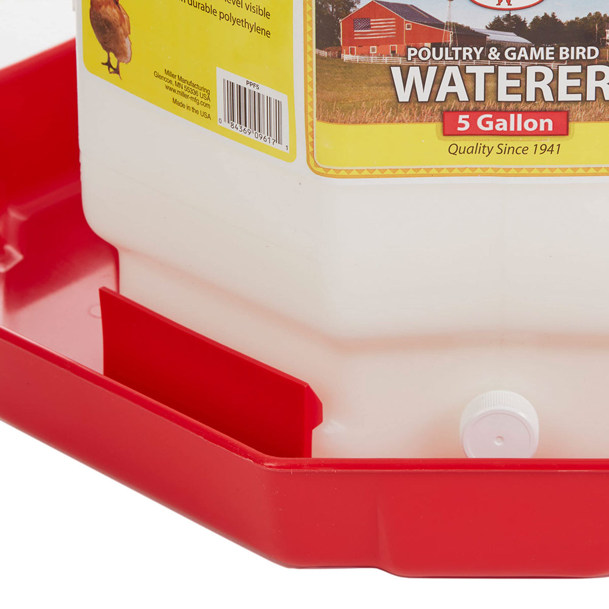 5 Gallon Hanging Automatic Poultry Waterer Dispenser, 2-Pack W68767