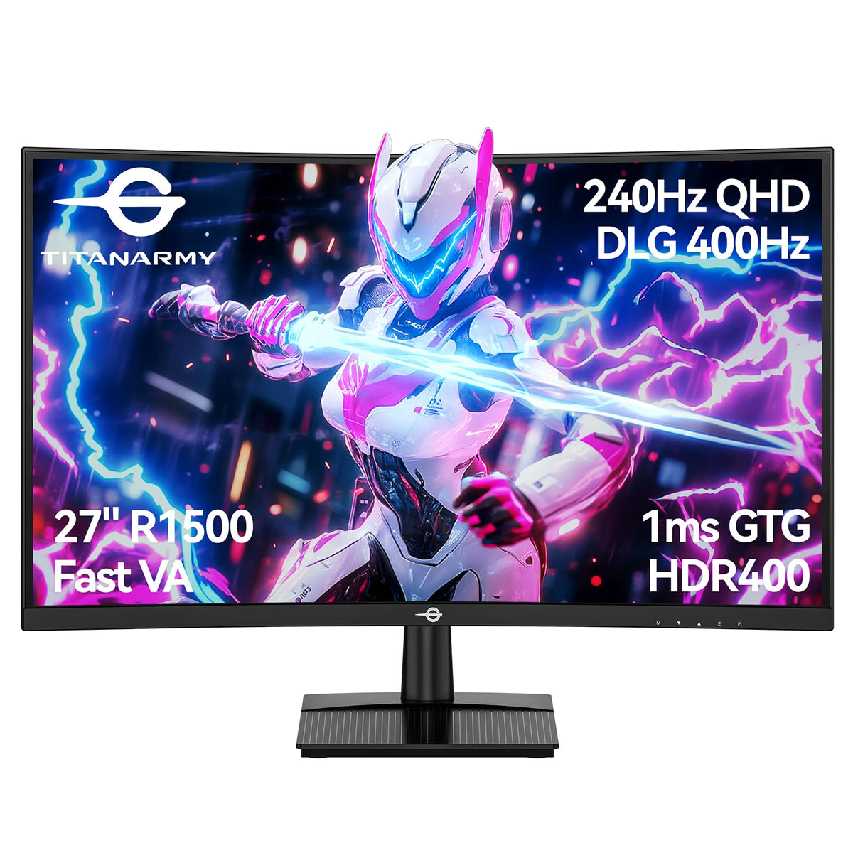 27" Curved QHD 240Hz Fast-VA 1ms Gaming Monitor D371