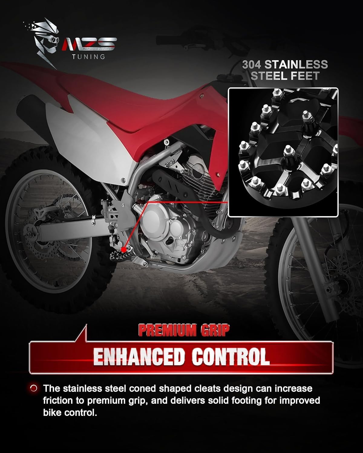 Dirt Bike Foot Pegs W68986