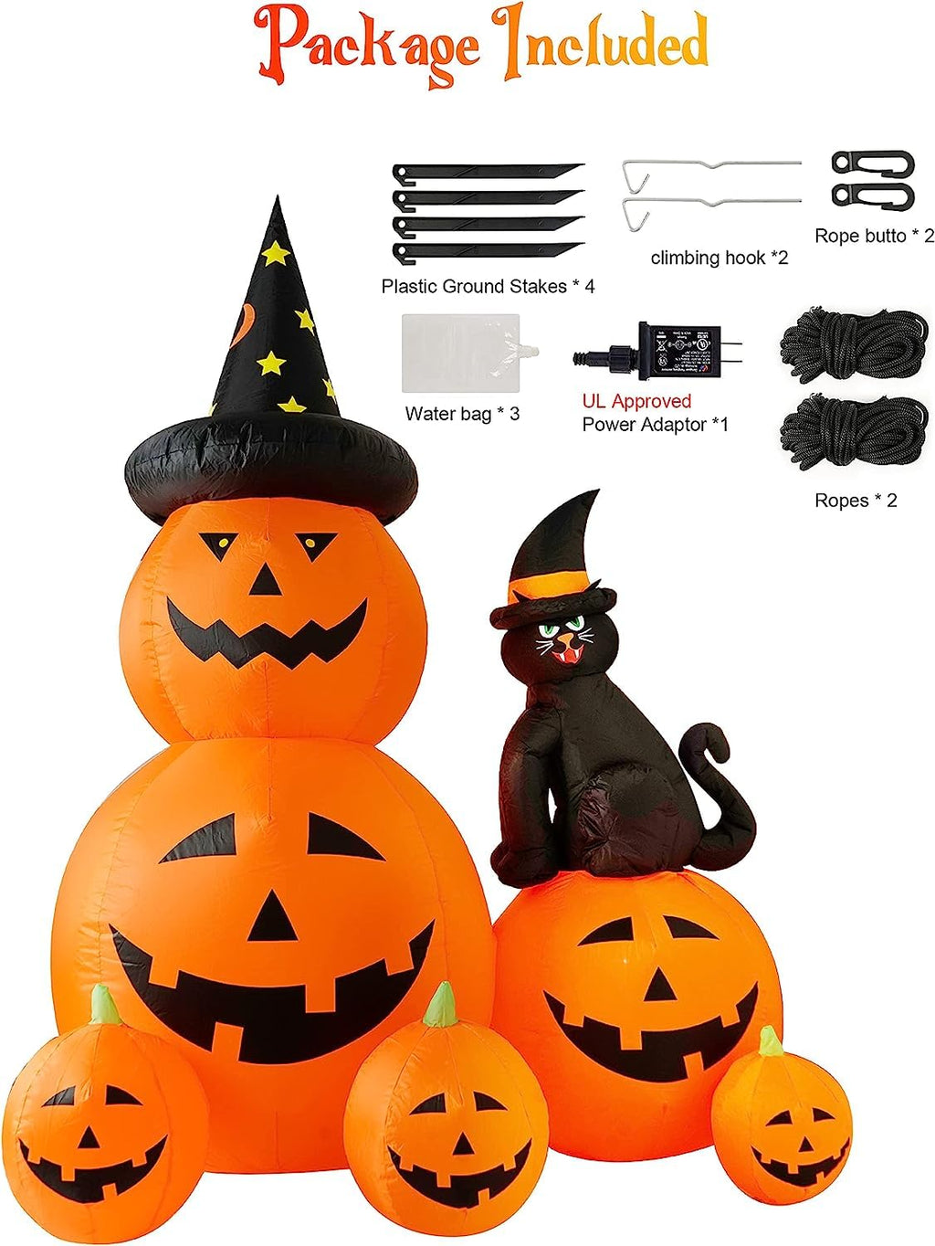 6 FT Halloween Inflatable Outdoor Decor D11940