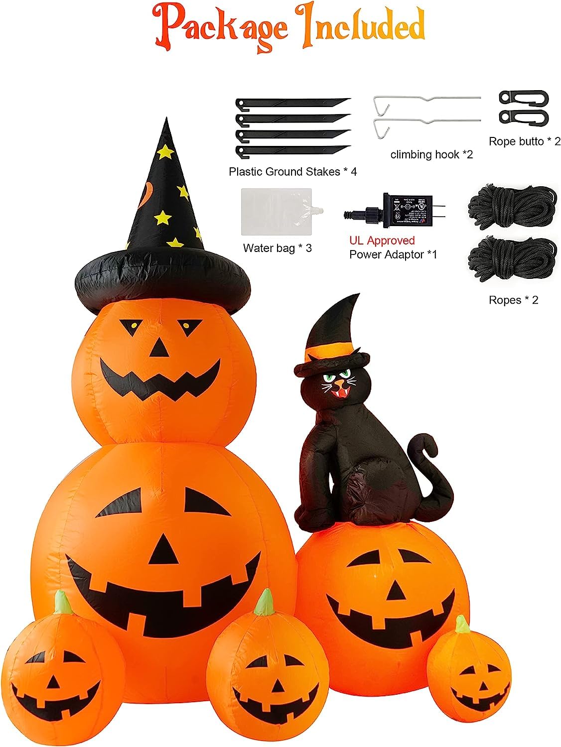 6 FT Halloween Inflatable Outdoor Decor D11940