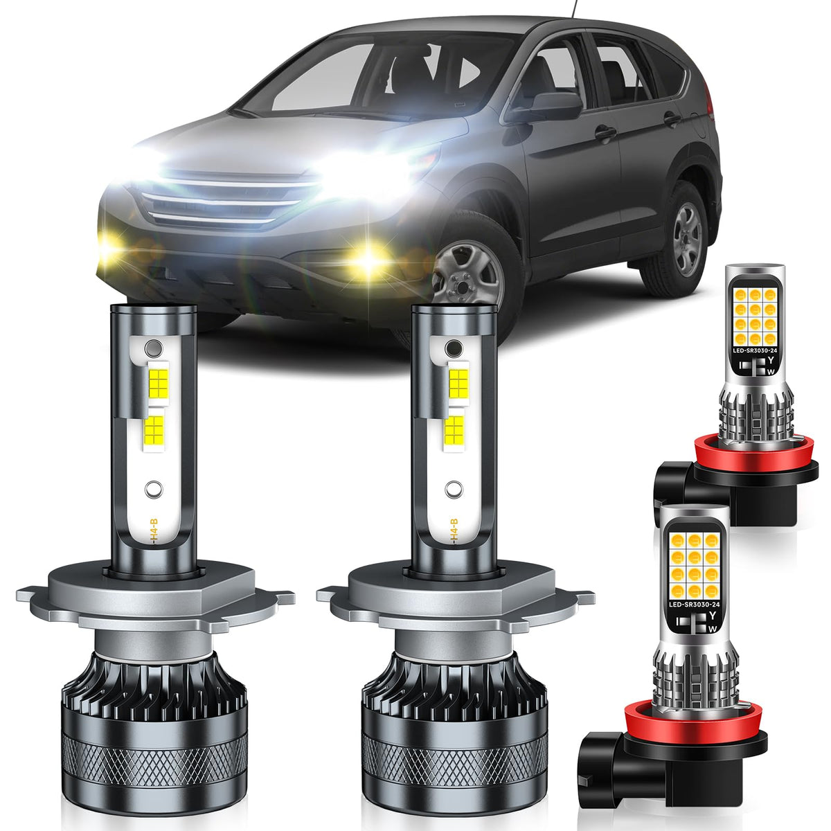 Fog Light Bulbs Combo, Pack of 4 B824030