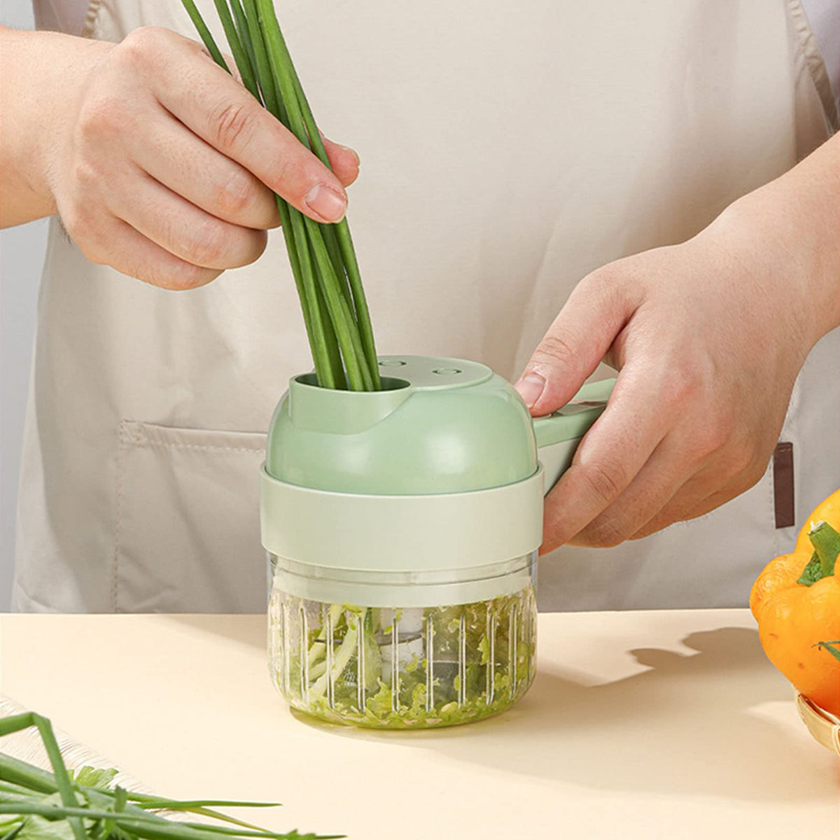 4 in 1 Handheld Electric Vegetable Cutter O121466