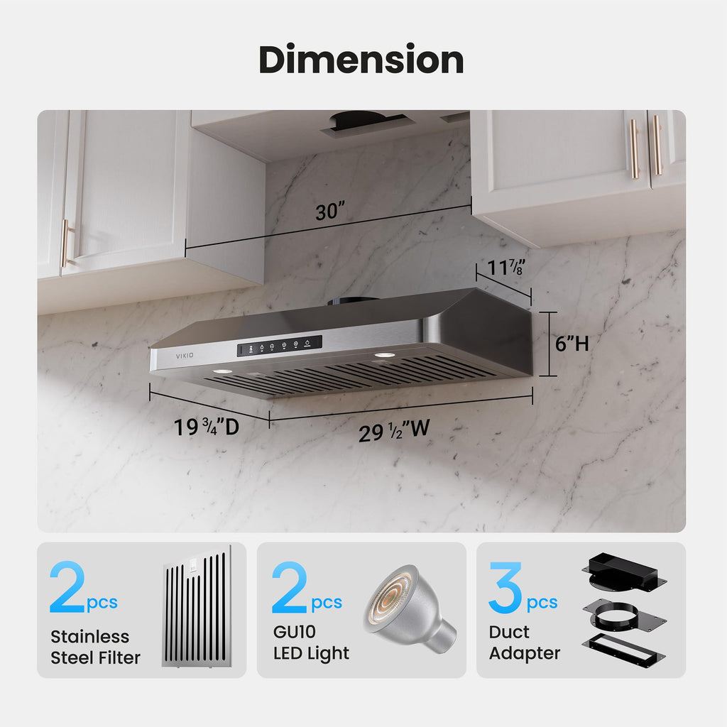 30 Inch Under Cabinet Range Hood Q11955