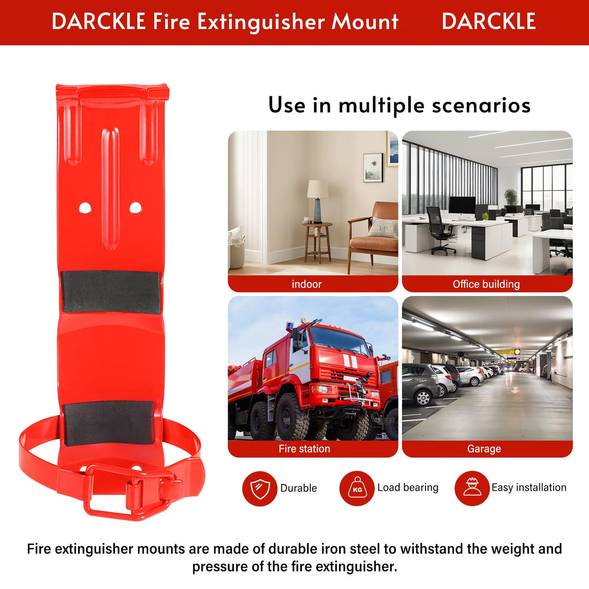 2.5LB Fire Extinguisher Mount Bracket Wall Mount V993891