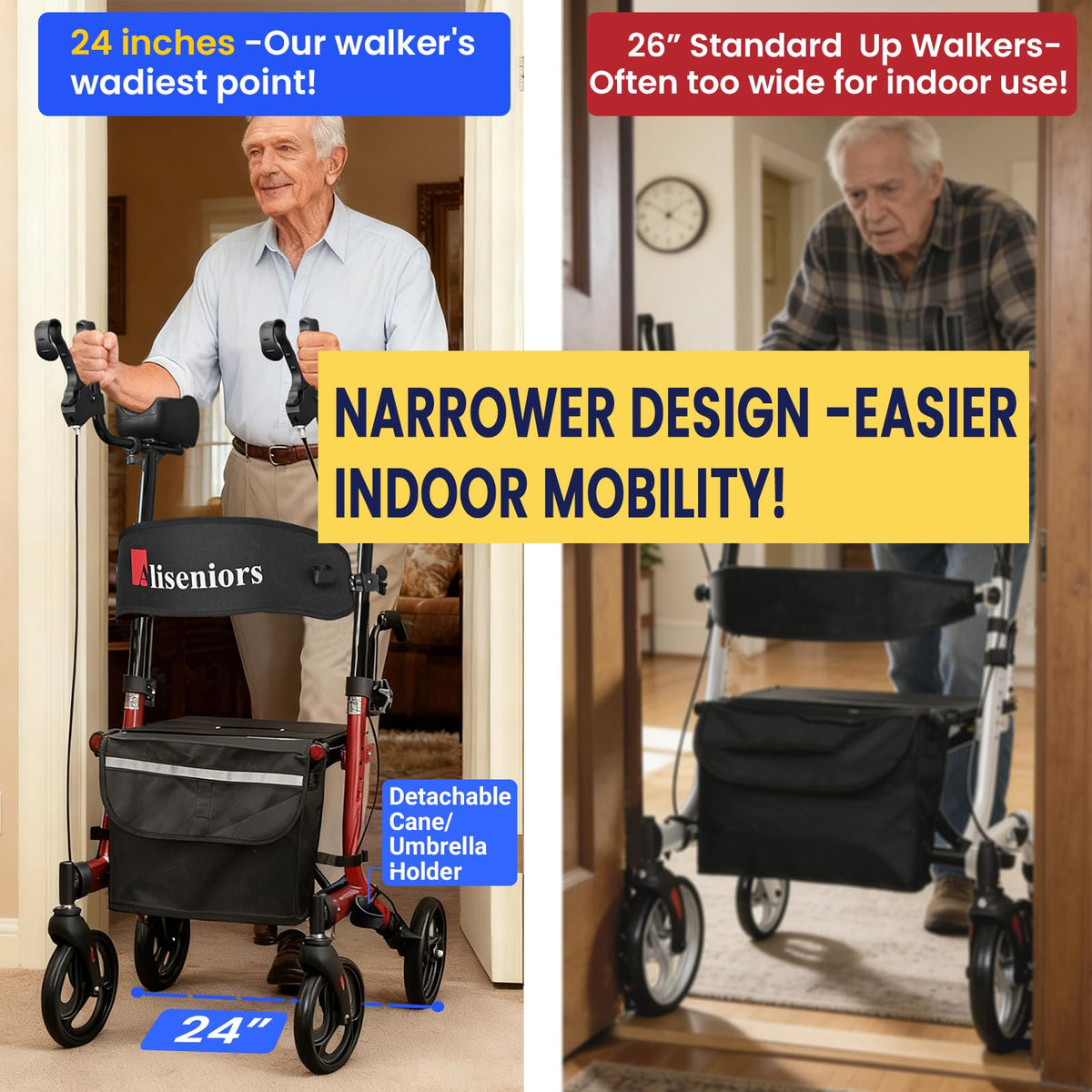 Foldable Rollator with Seat G572