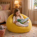 Small Yellow Bean Bag Chair I241