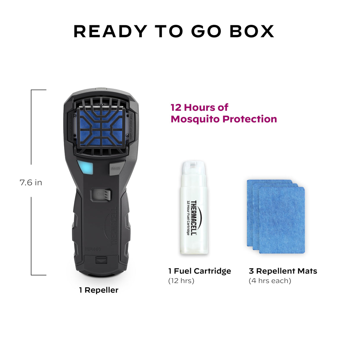 Portable Mosquito Repeller with 12-Hour Refill J379384