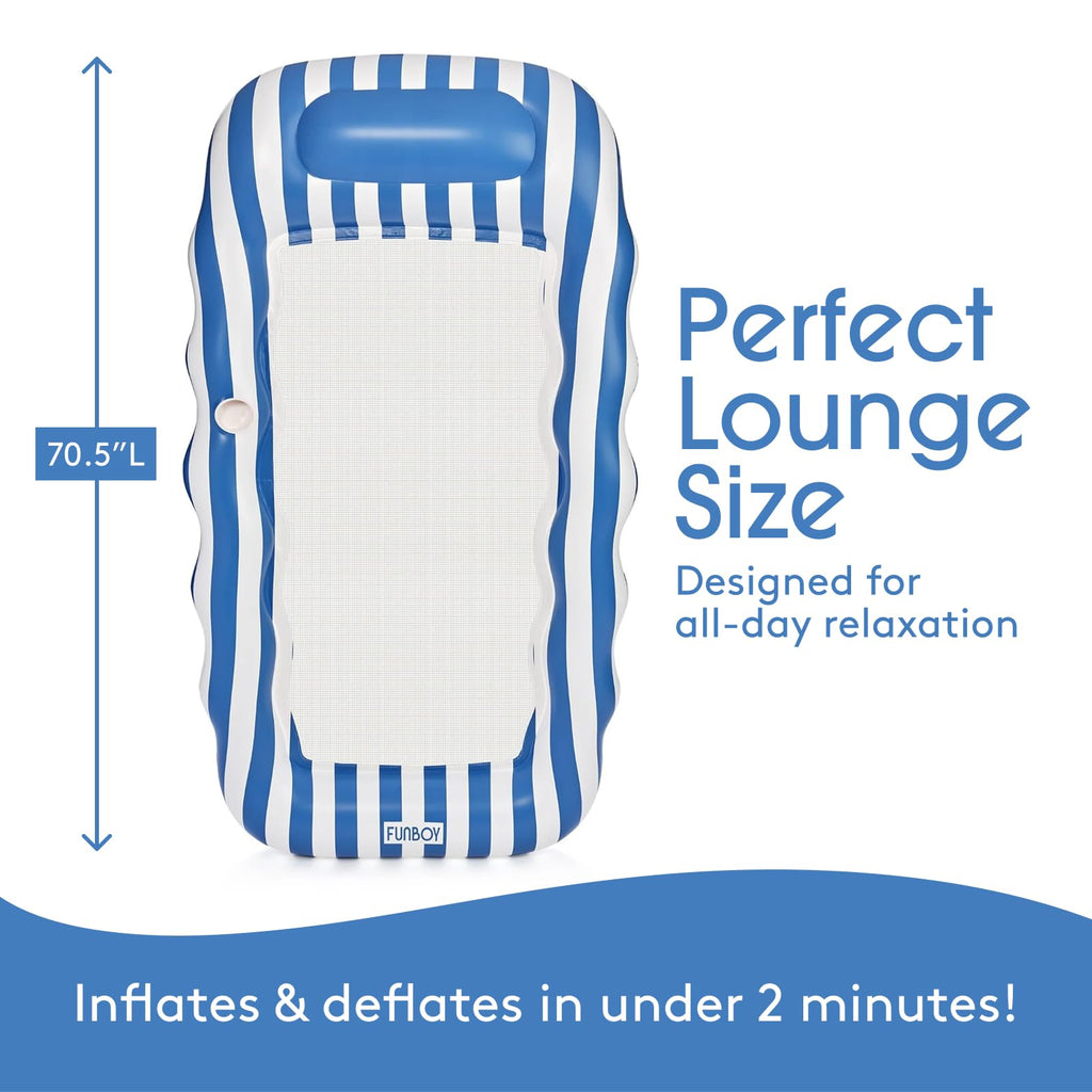 Striped Mesh Pool Lounger G96065