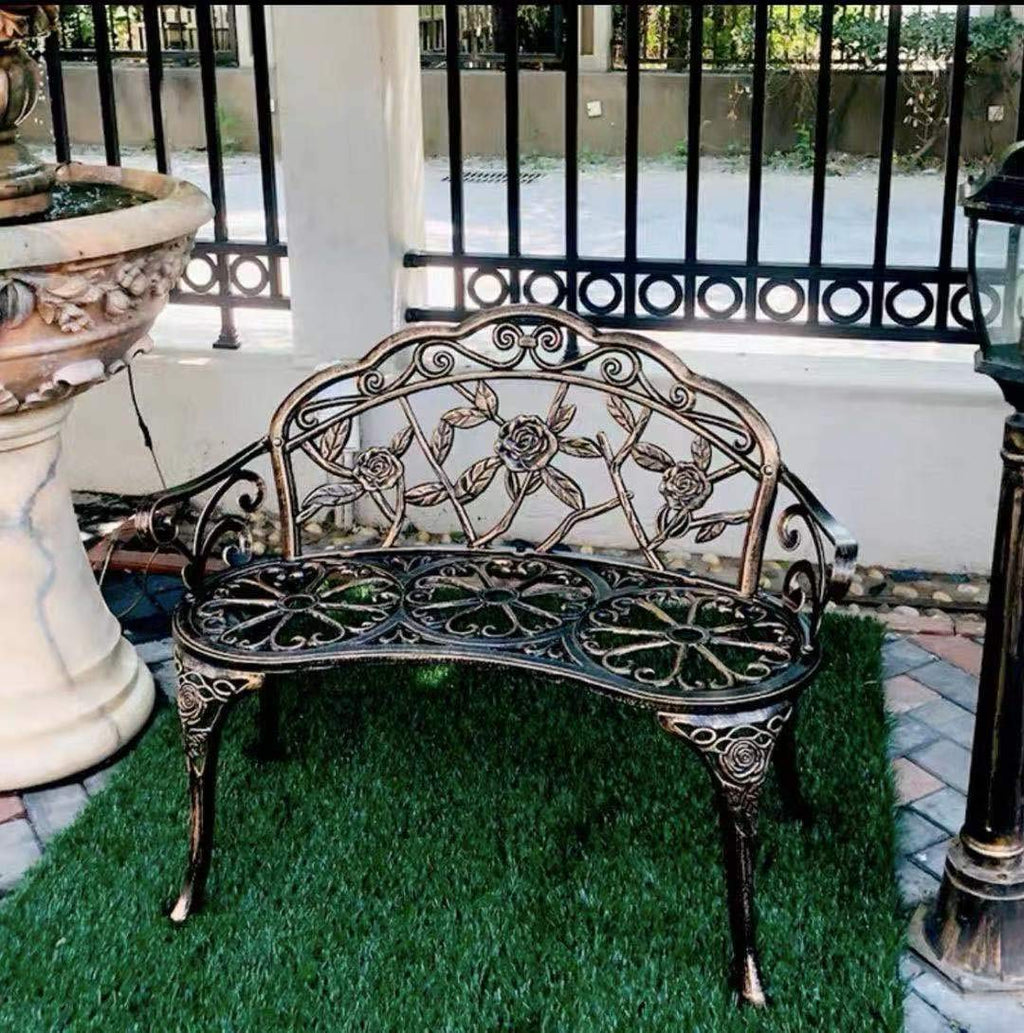 Cast Aluminum Patio Bench F755