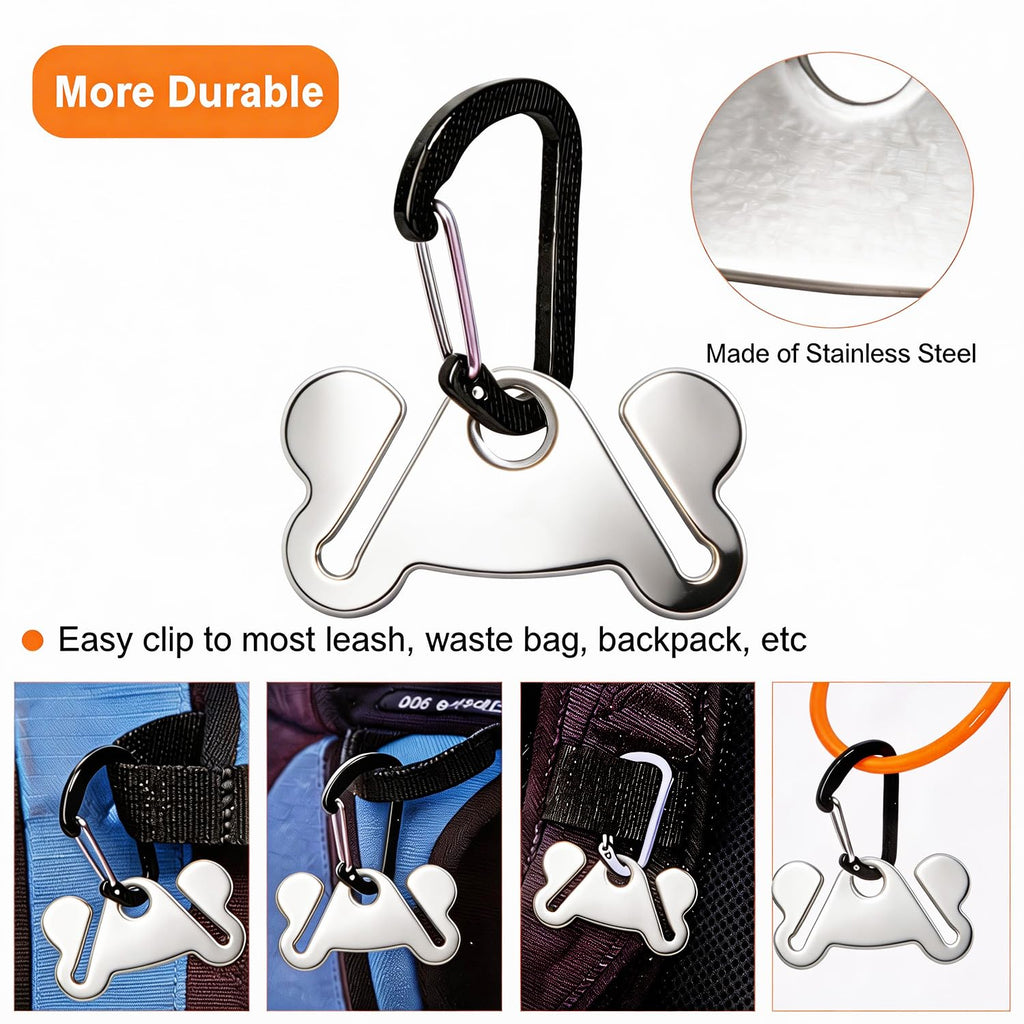 Dog Poop Bag Holder Leash Clip Dispenser Q3626