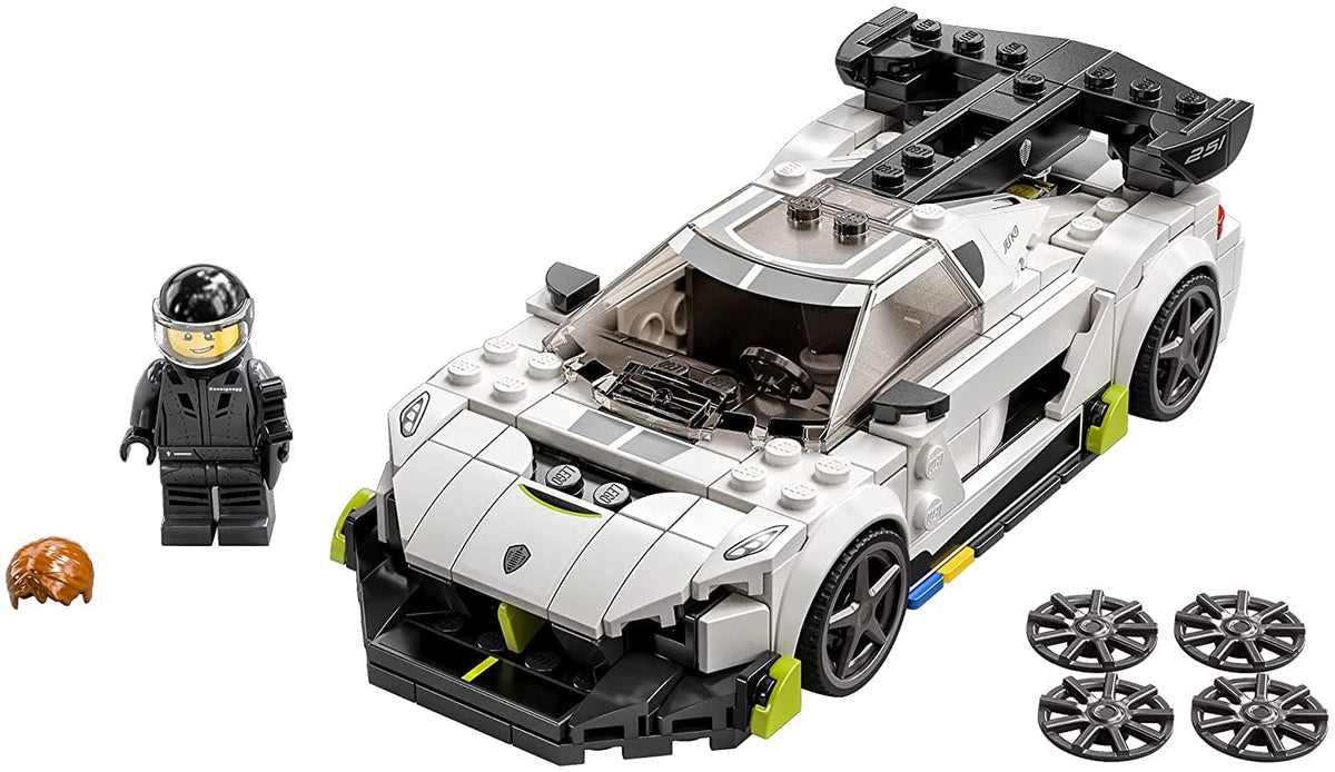 Racing Sports Car Toy with Driver Minifigure H438