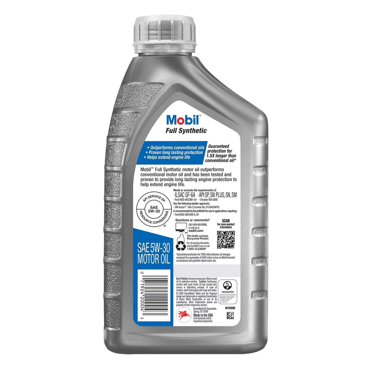 Full Synthetic Motor Oil 5W-30 1 Quart Pack of 6 A92870