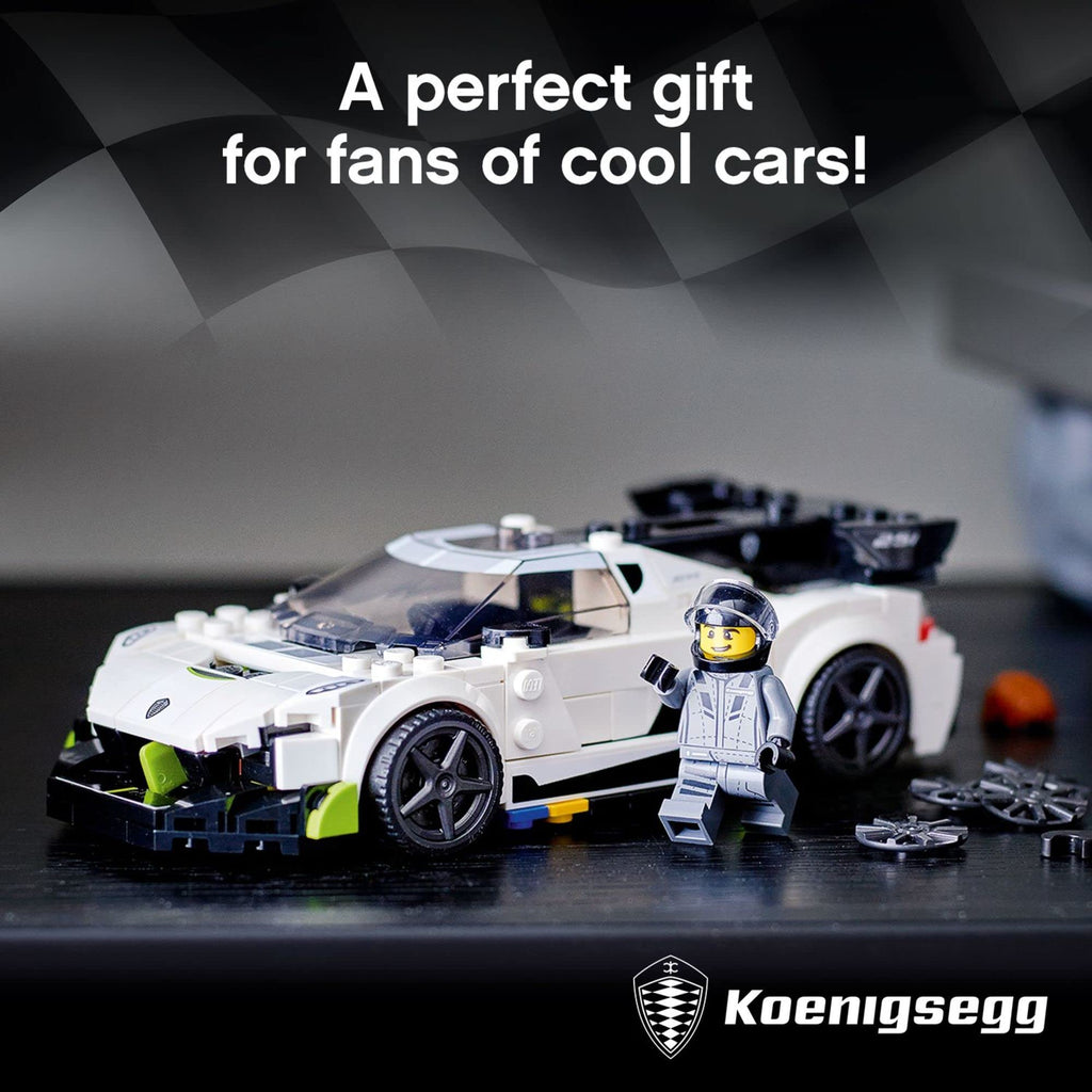 Racing Sports Car Toy with Driver Minifigure H438