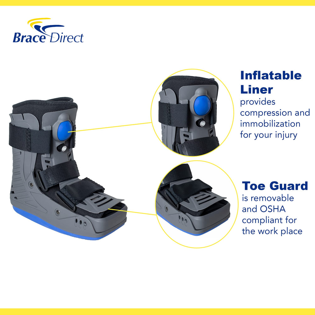 Lightweight Short Air Walking Boot with Toe Guard L3149
