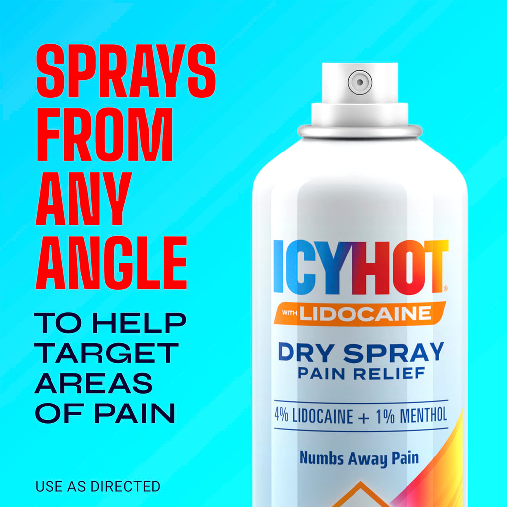 Lidocaine Pain Relief Dry Spray 4 oz F922369