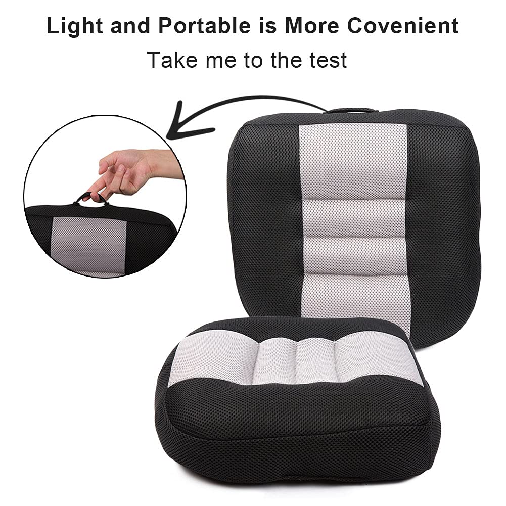 Car Booster Seat Cushion Pure Black T719