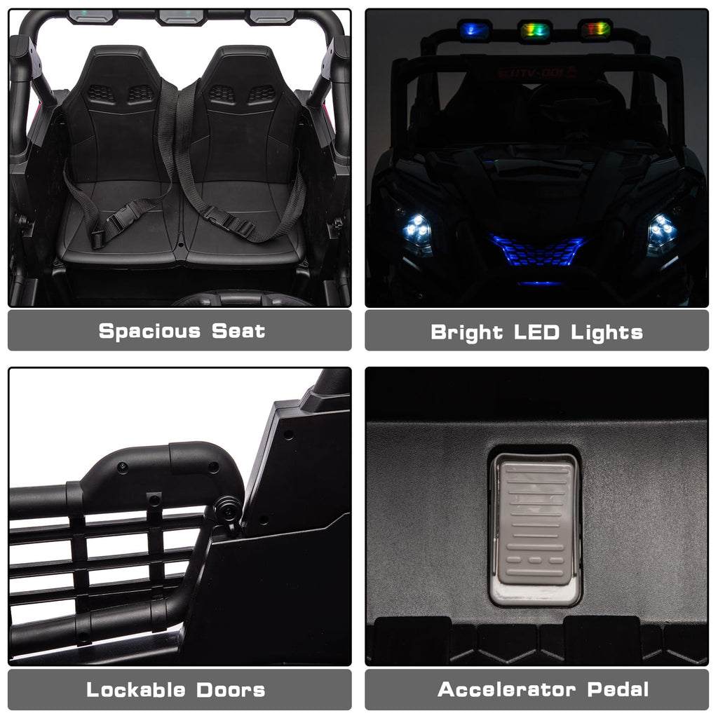 24V 4X4 2-Seater Ride On UTV D7135