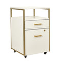2 Drawer Rolling File Cabinet with Lock A76676