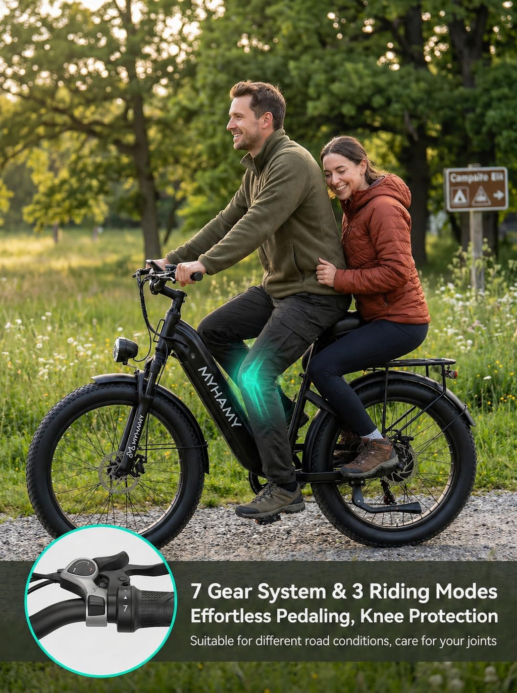 2000W Electric Bike 24 Fat Tire 48V 18Ah Step-Thru Z483