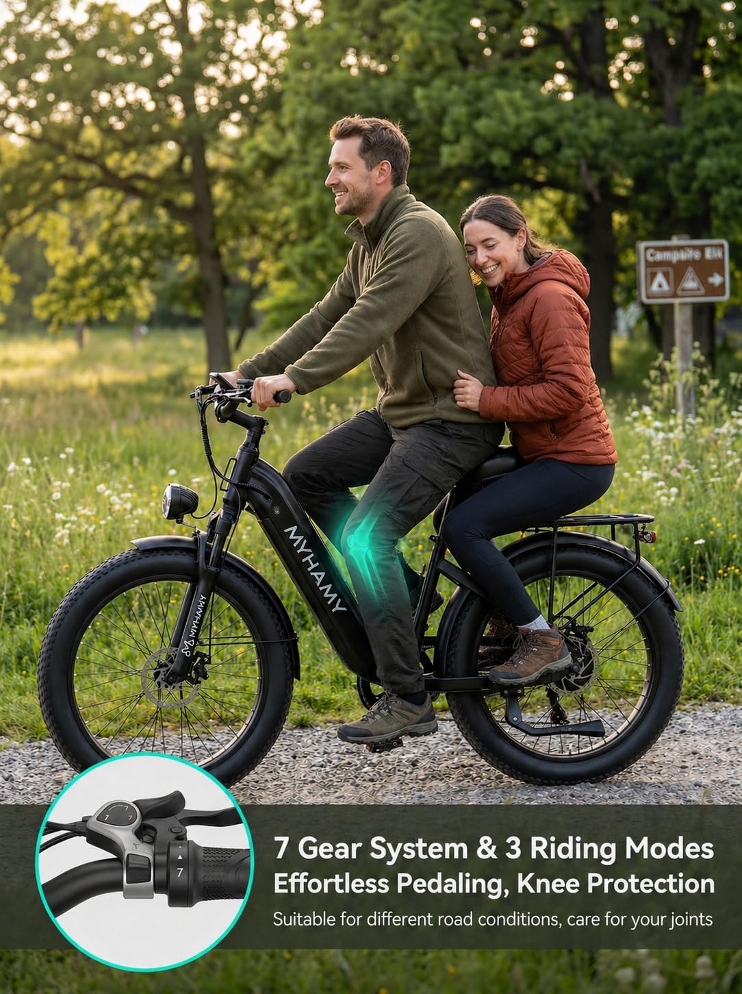 2000W Electric Bike 24 Fat Tire 48V 18Ah Step-Thru Z483