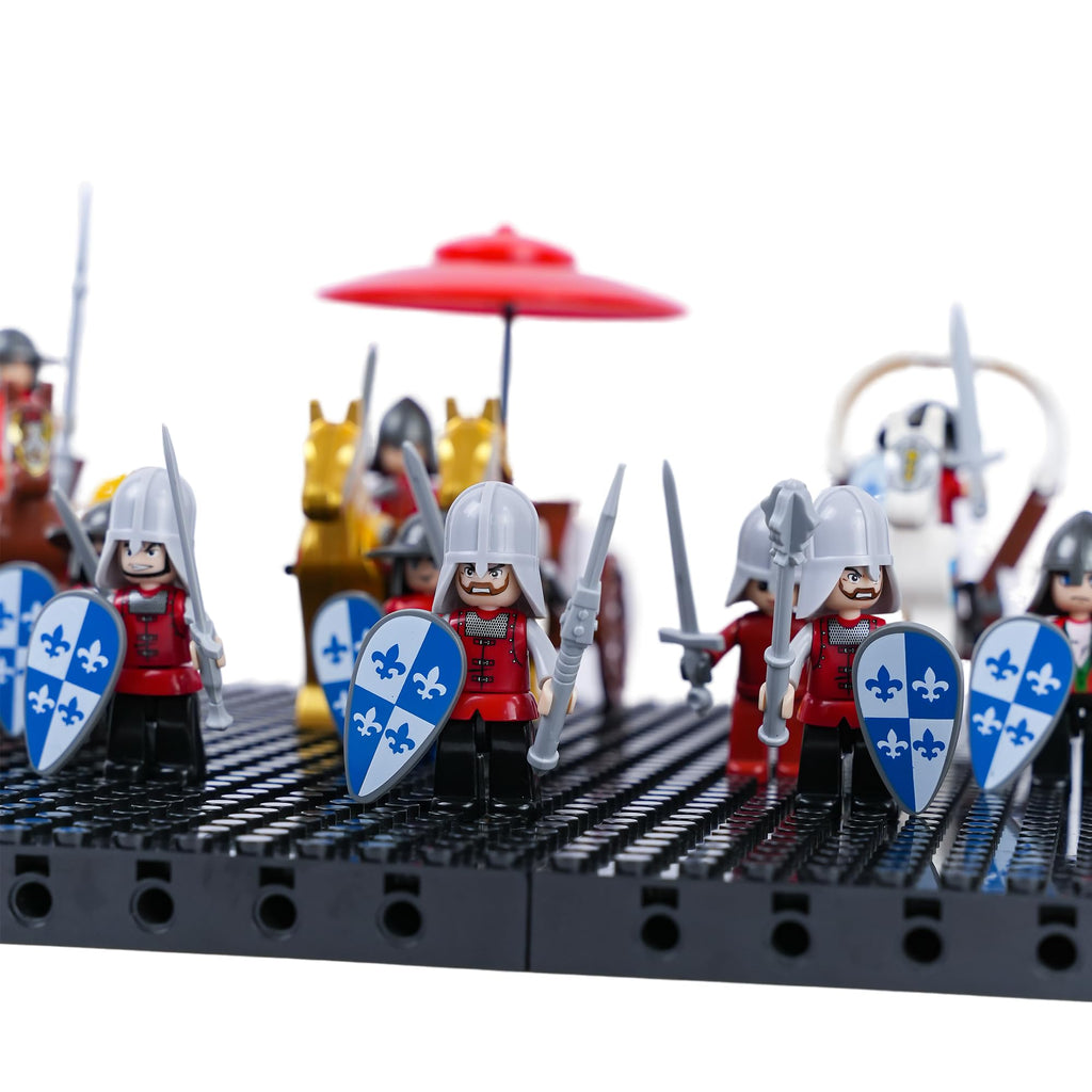 Medieval War Chariot Building Block Set with 12 Minifigures O599094