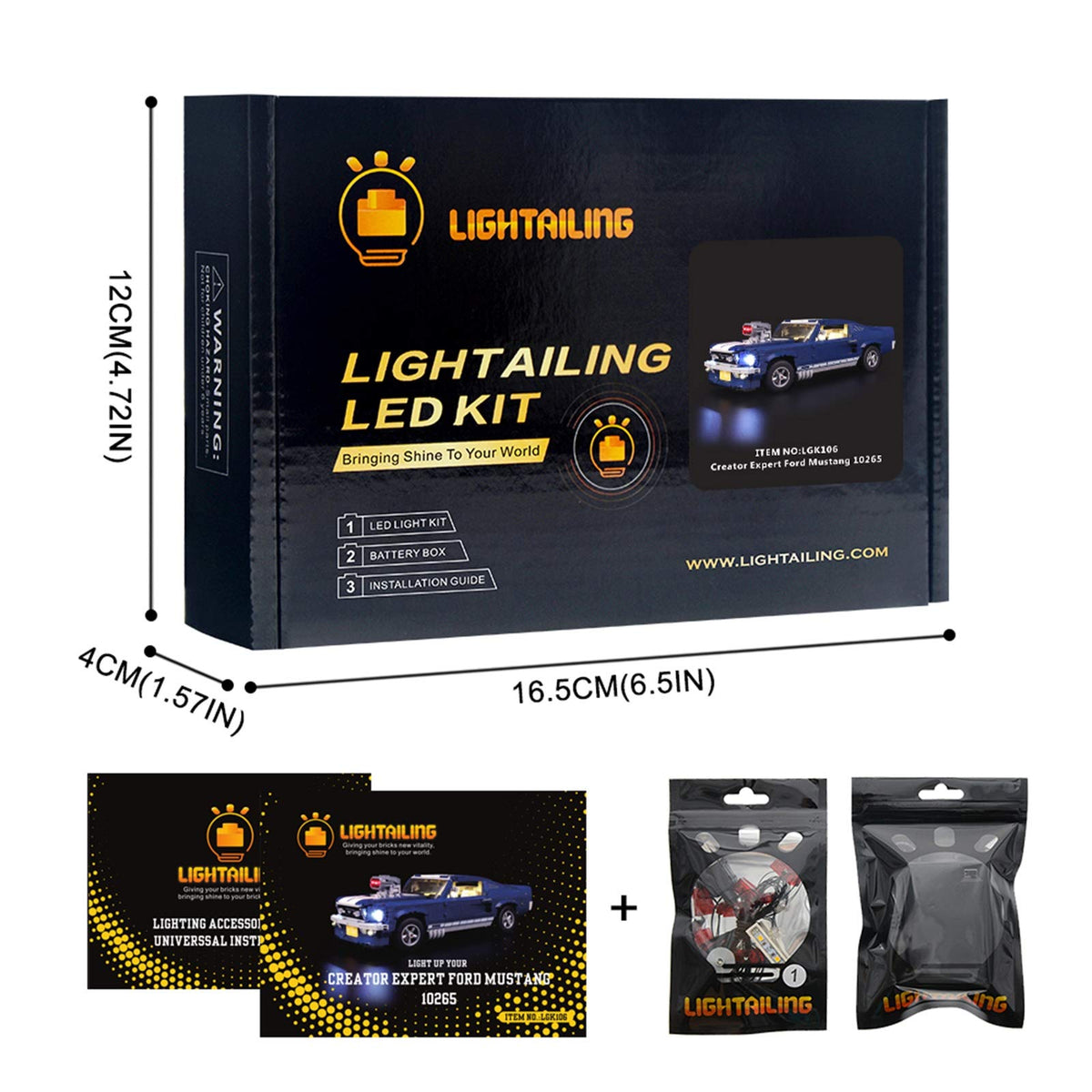 LED Light Kit for Building Blocks Model D9745