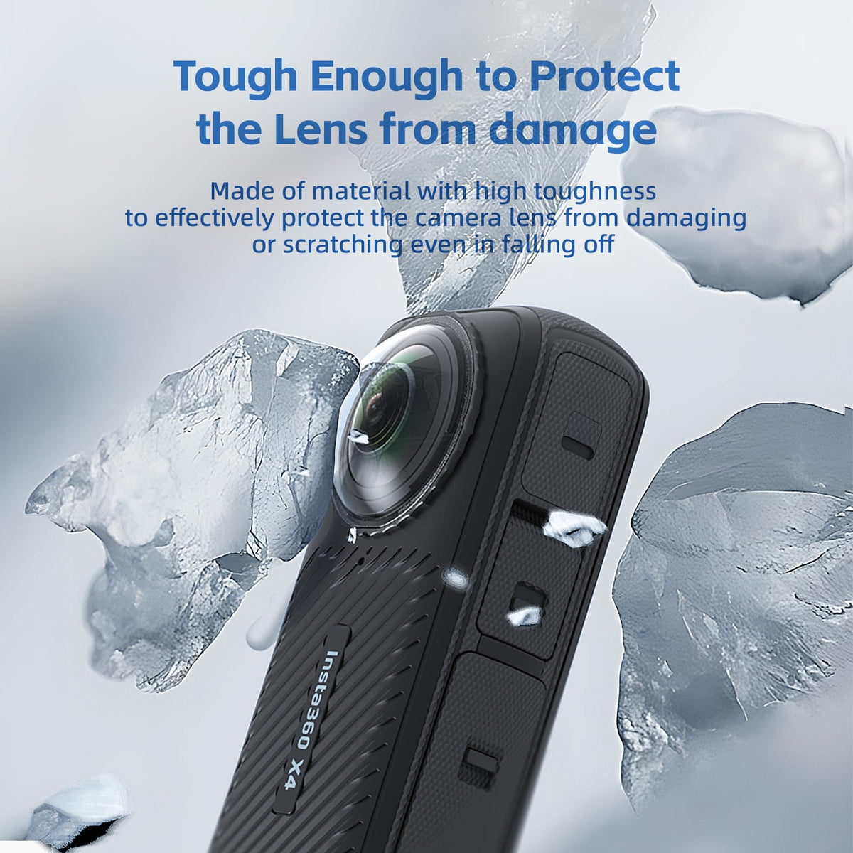 Aluminum Frame Cage Case Bag Glass Lens Guard Set Screen Protector O4569