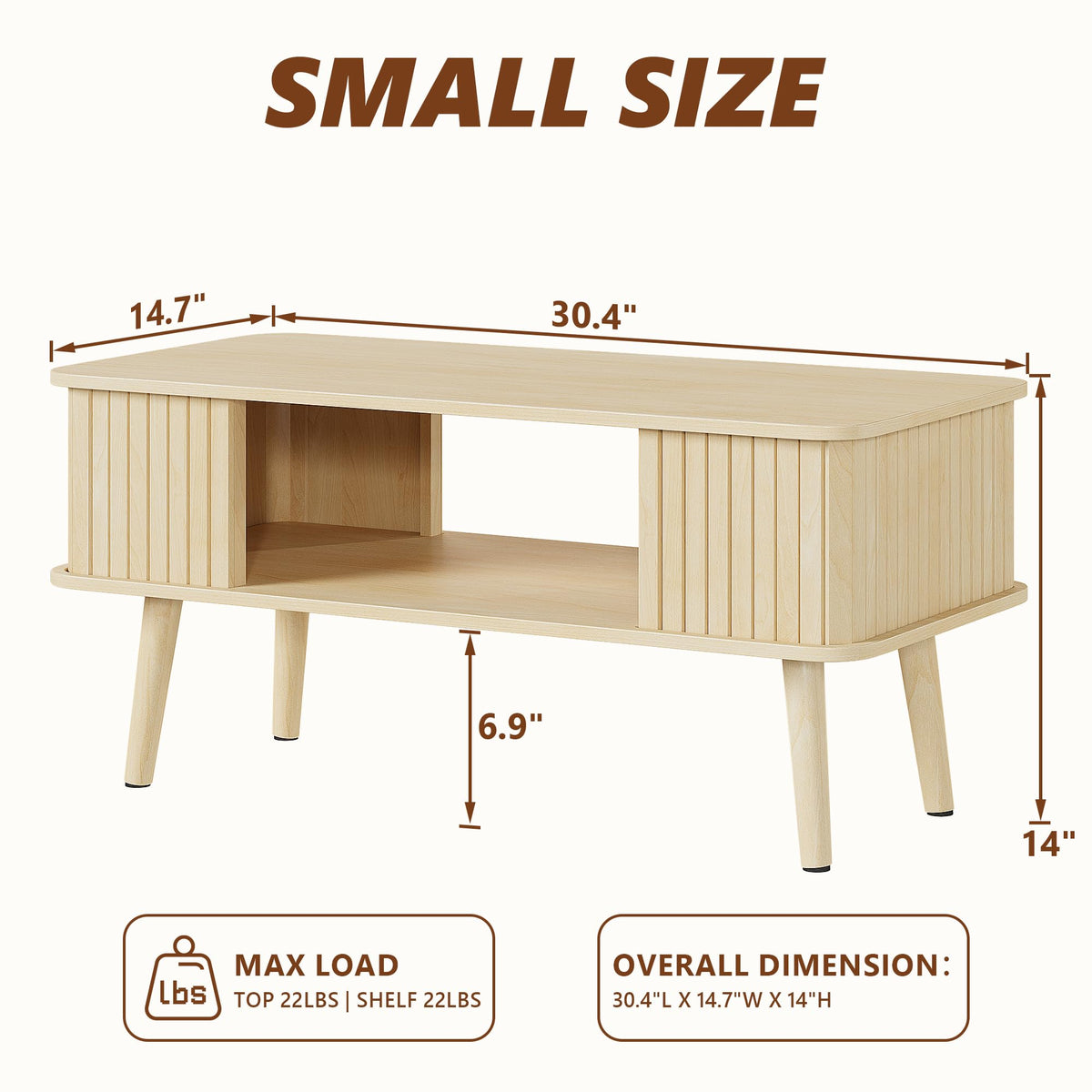 Coffee Table with Storage C35788