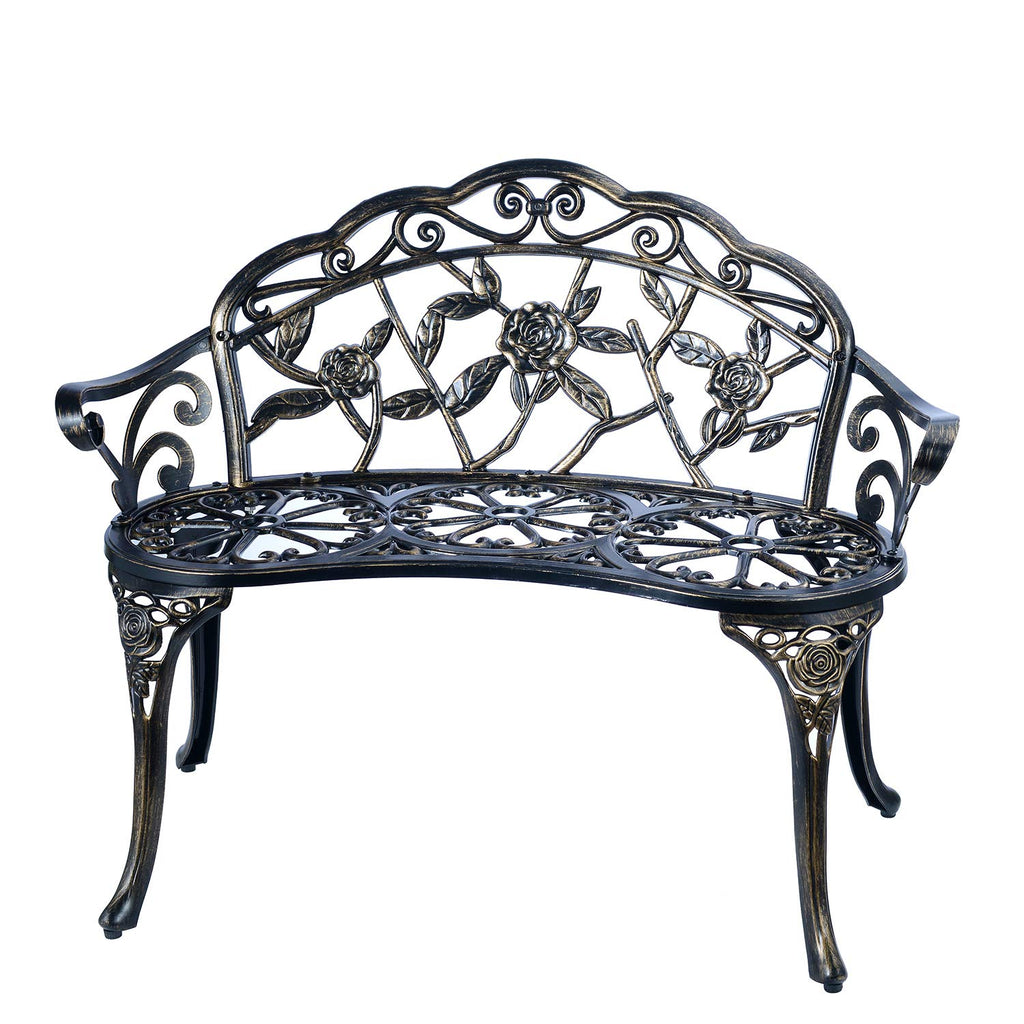 Cast Aluminum Patio Bench F755