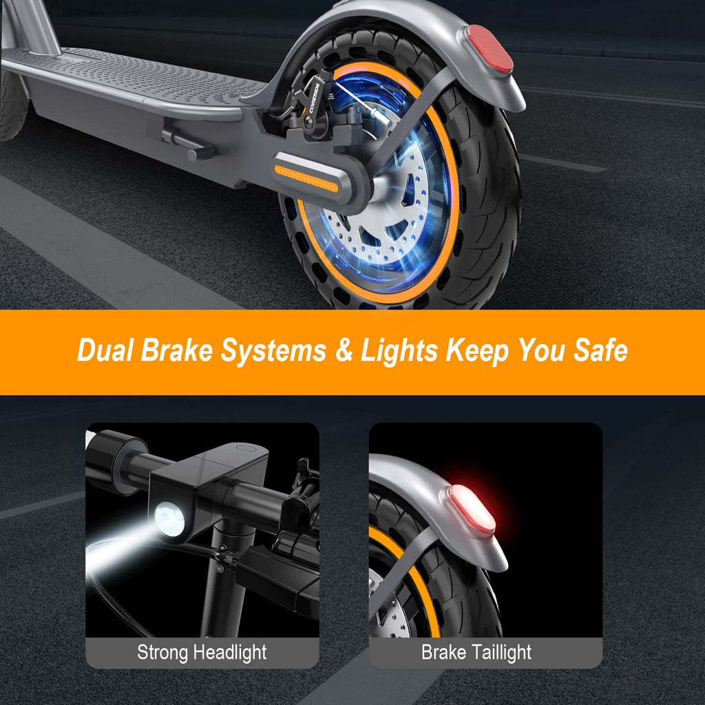 Electric Scooter with Dual Suspension Y8514