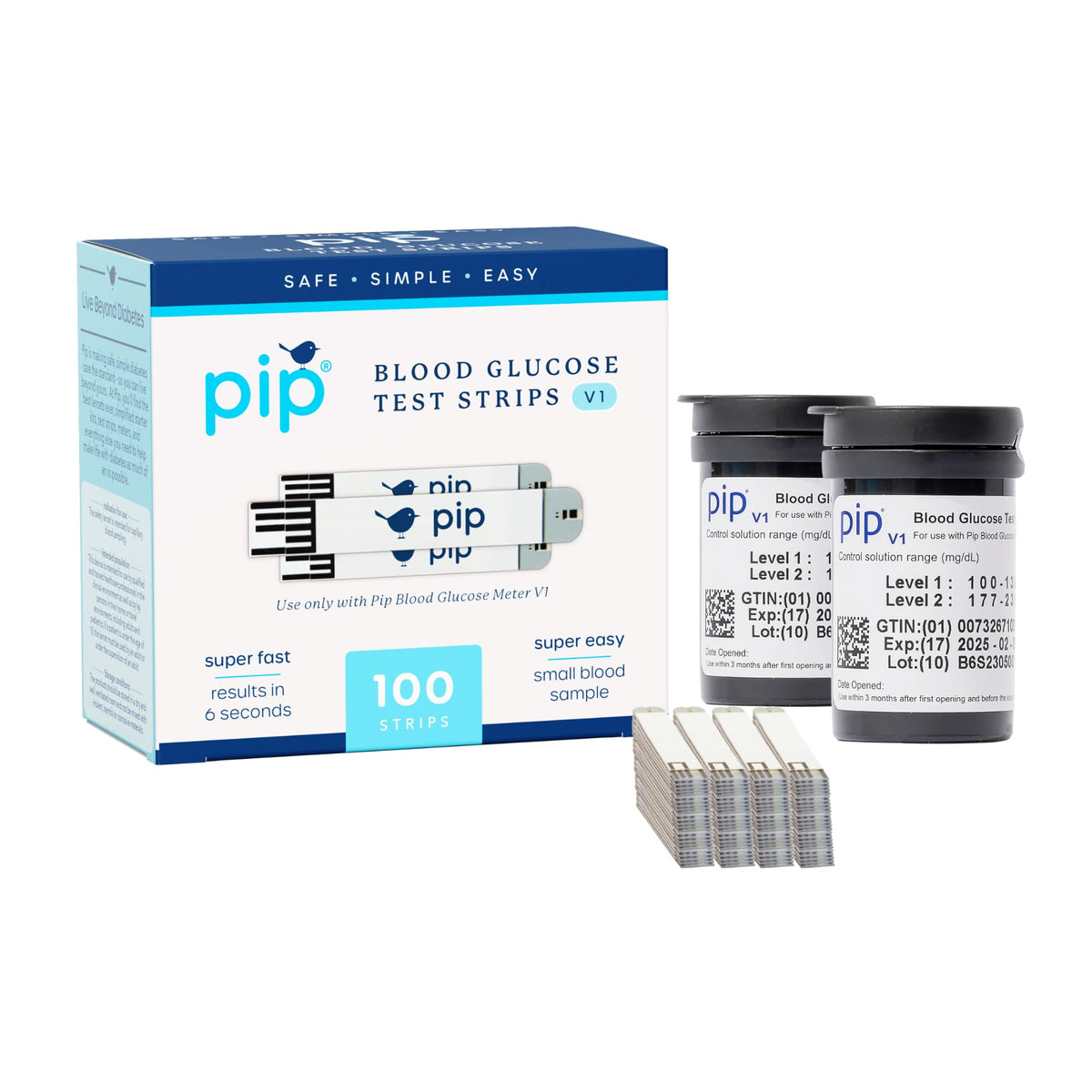 Blood Glucose Test Strips 100 Count S98075