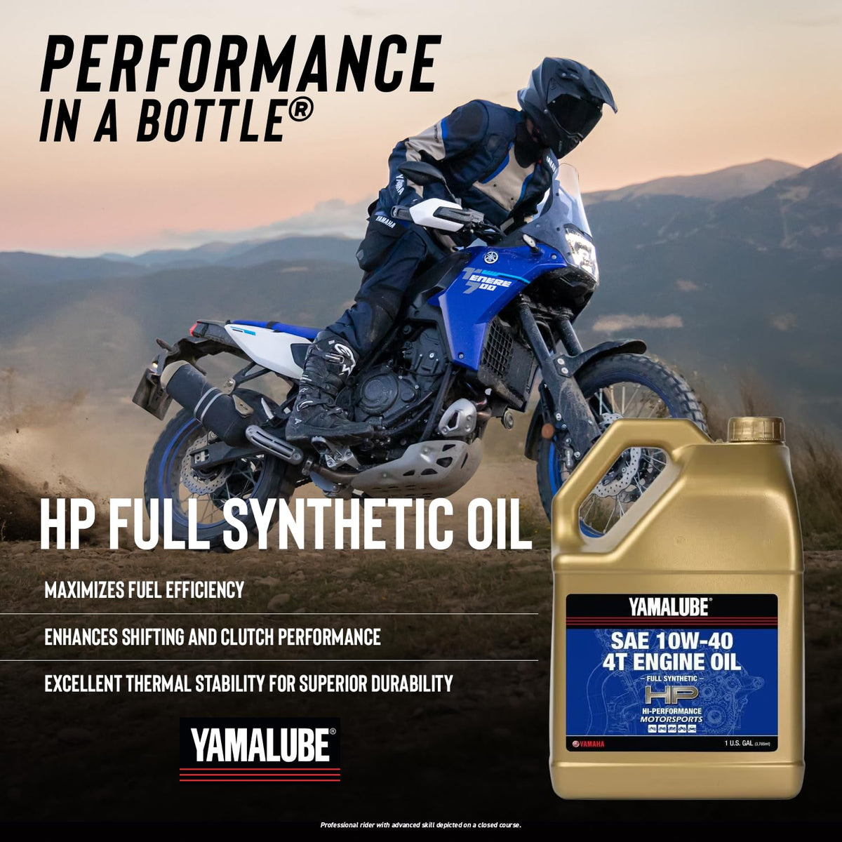 10W-40 4T Full Synthetic Engine Oil 1 Gallon D20671