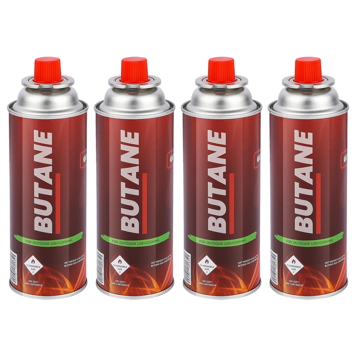 8oz Butane Fuel Canisters Pack of 4 P536