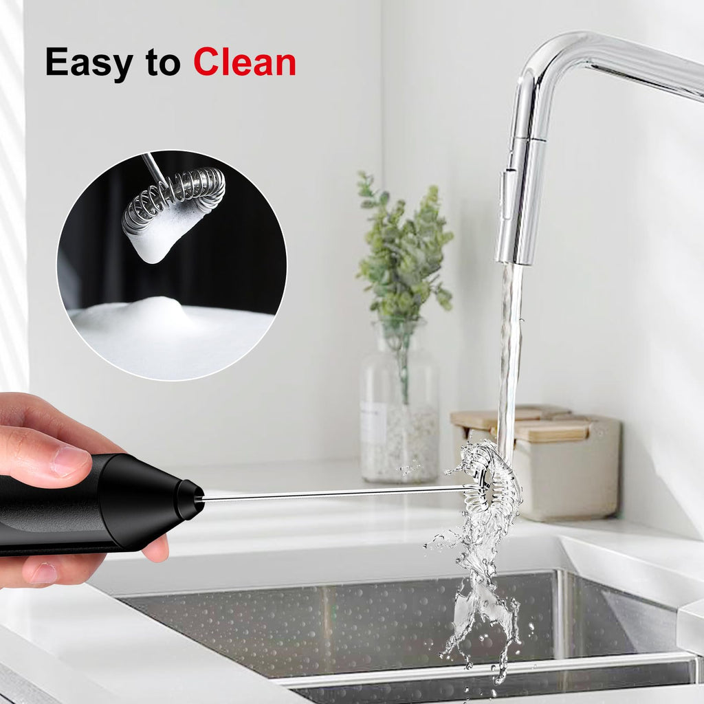 Battery Operated Black Milk Frother I8398
