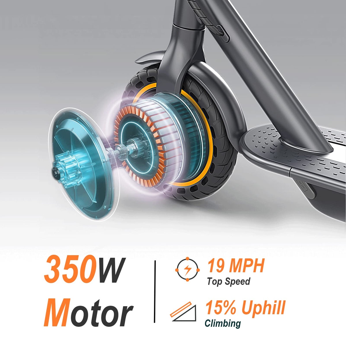 Electric Scooter with Dual Suspension Y8514