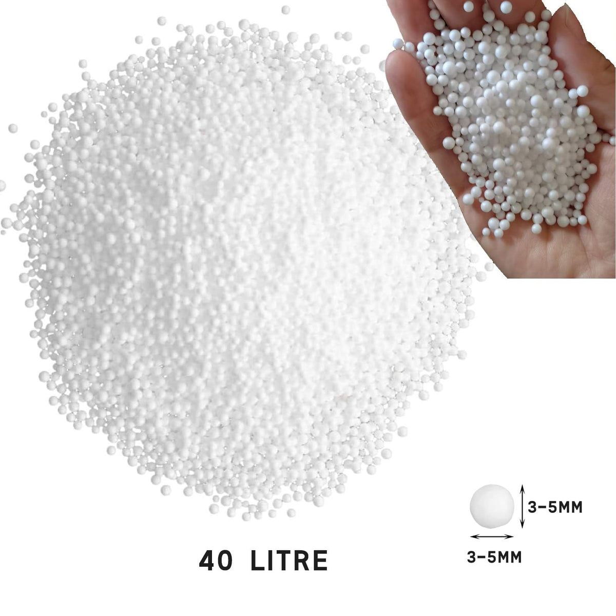 EPS Bean Bag Filler Beads 40 Liters D160469