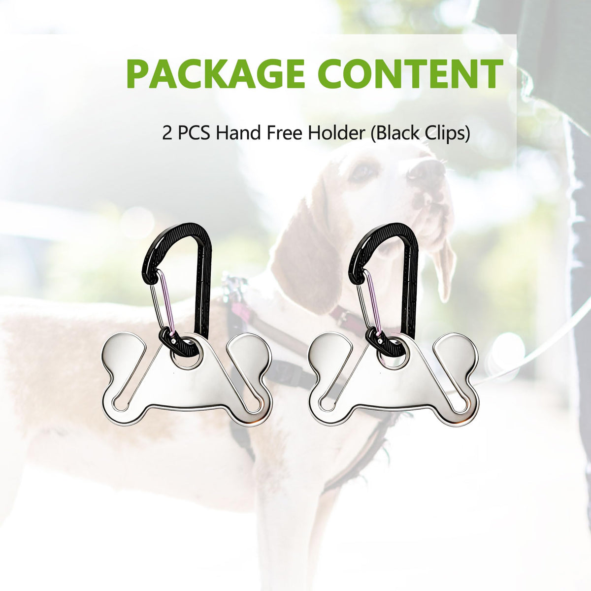 Dog Poop Bag Holder Leash Clip Dispenser Q3626