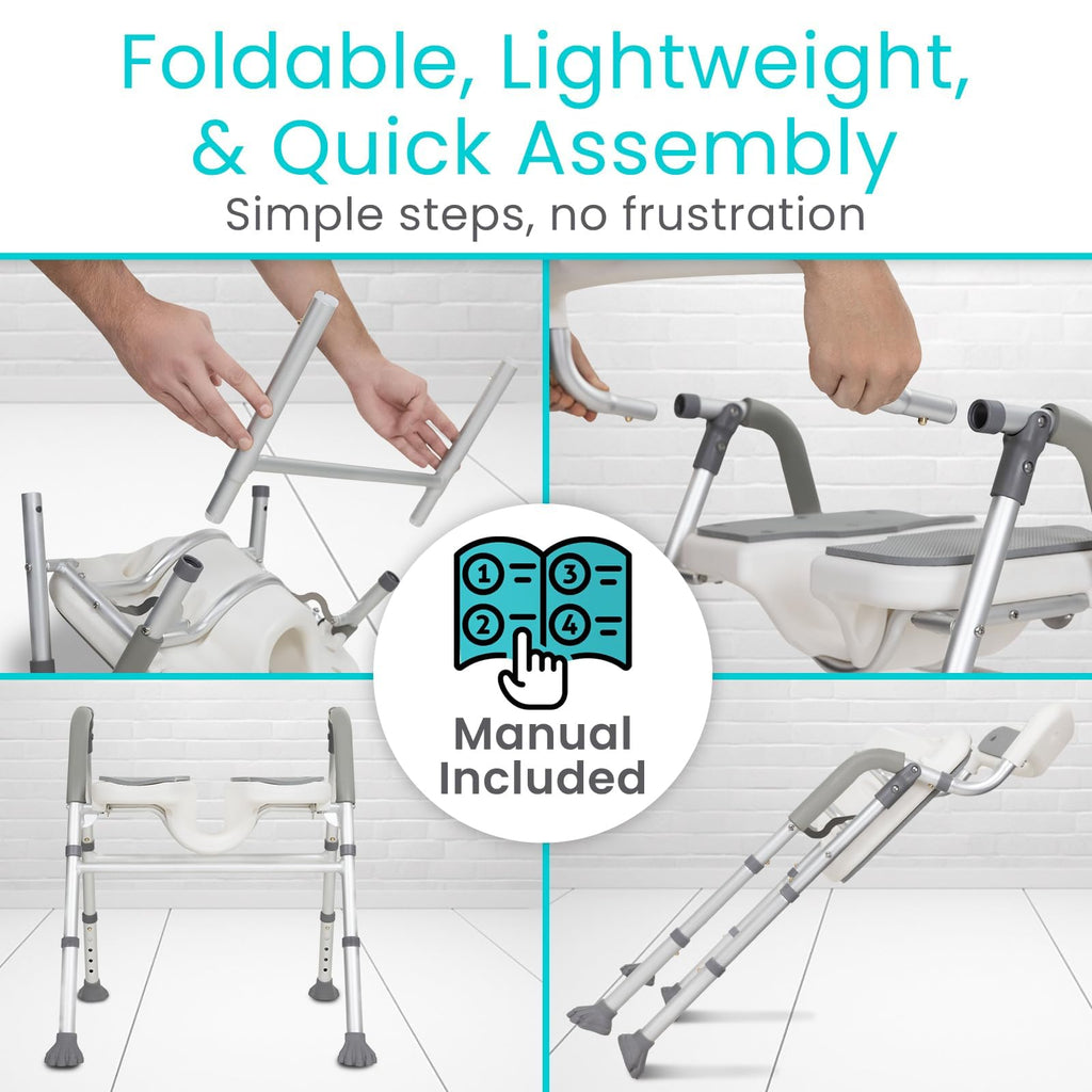 U-Shaped Shower Chair with Arms I930050