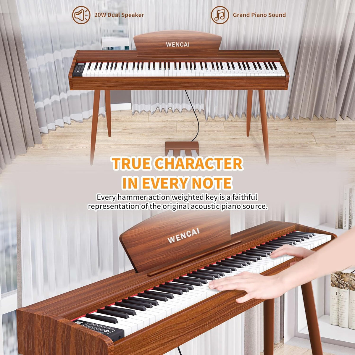 88-Key Fully Weighted Digital Piano Q603666