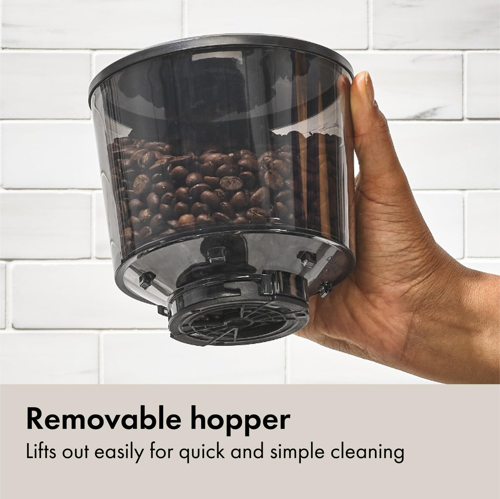Electric Coffee Bean Grinder 12 Oz Silver B2056