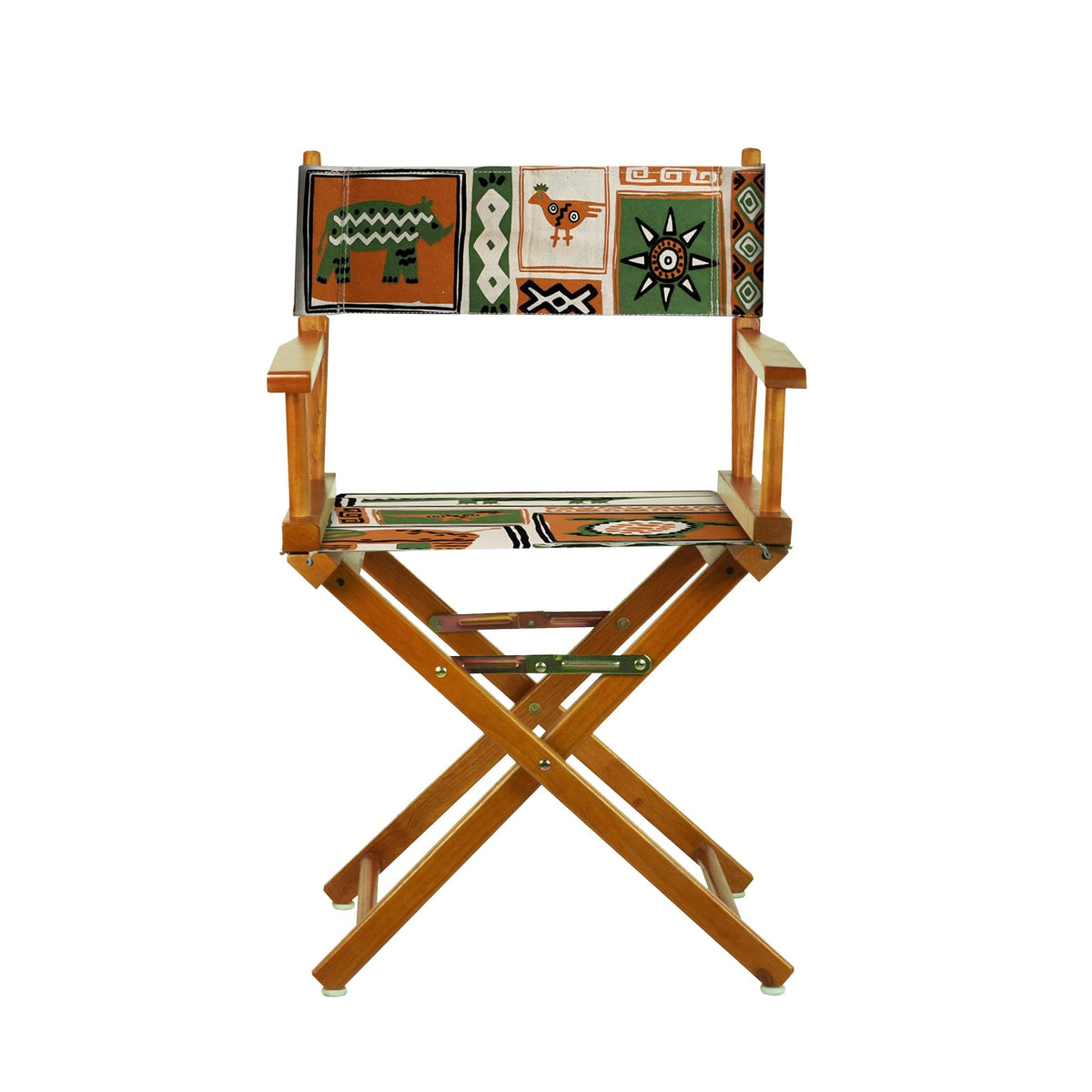 Director's Chair Honey Oak Cotton Wood Finish M222
