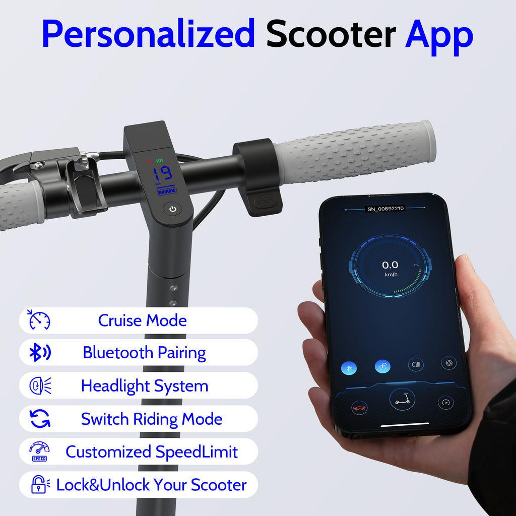 Electric Scooter with Dual Suspension Y8514
