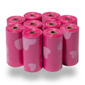 Pink Heart 150 Count Dog Poop Bags M506