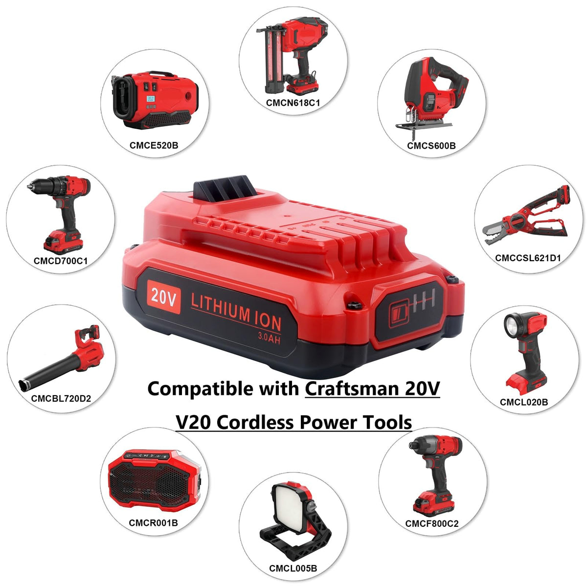 20V Lithium Battery E97673
