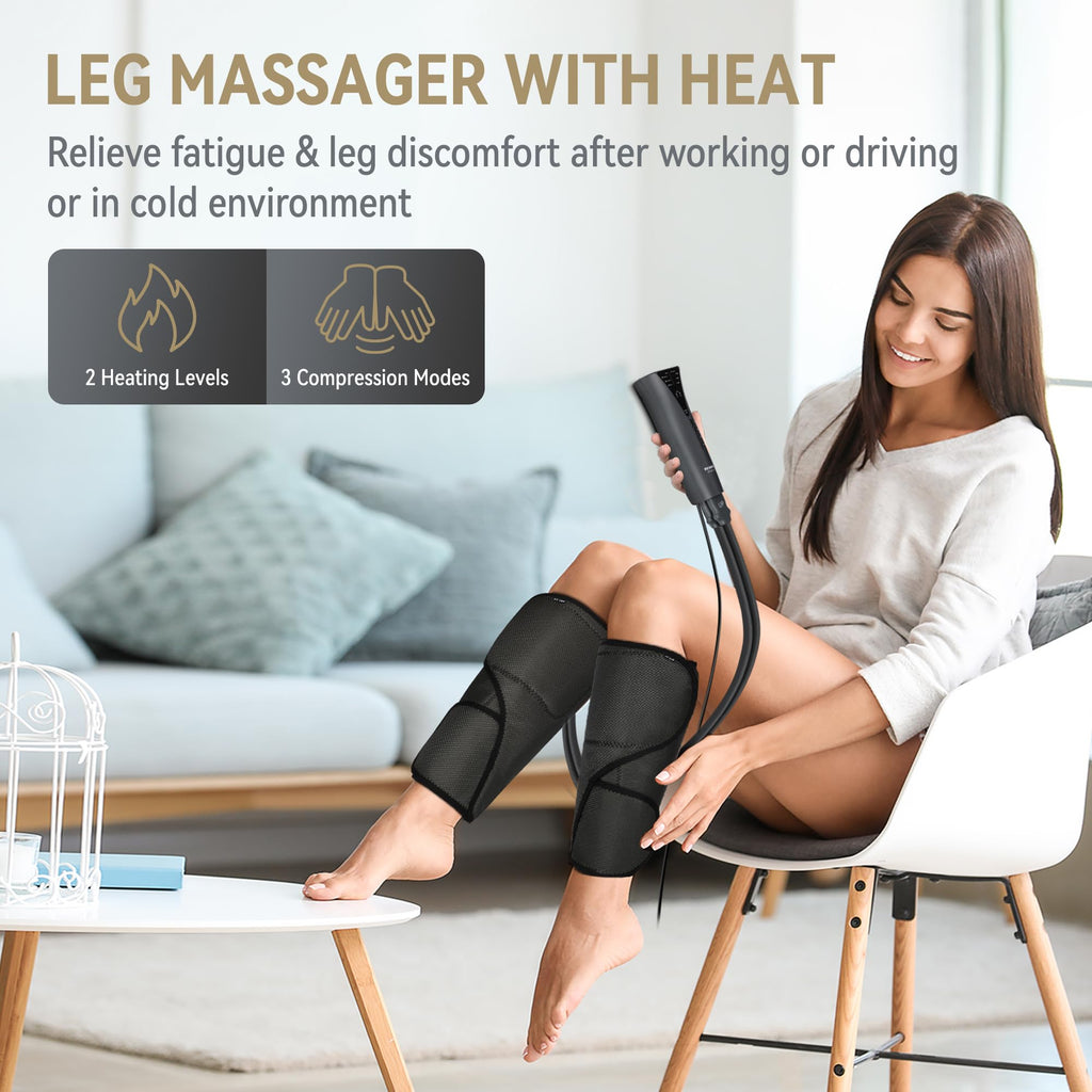 Air Compression Leg Massager with Heat V62549