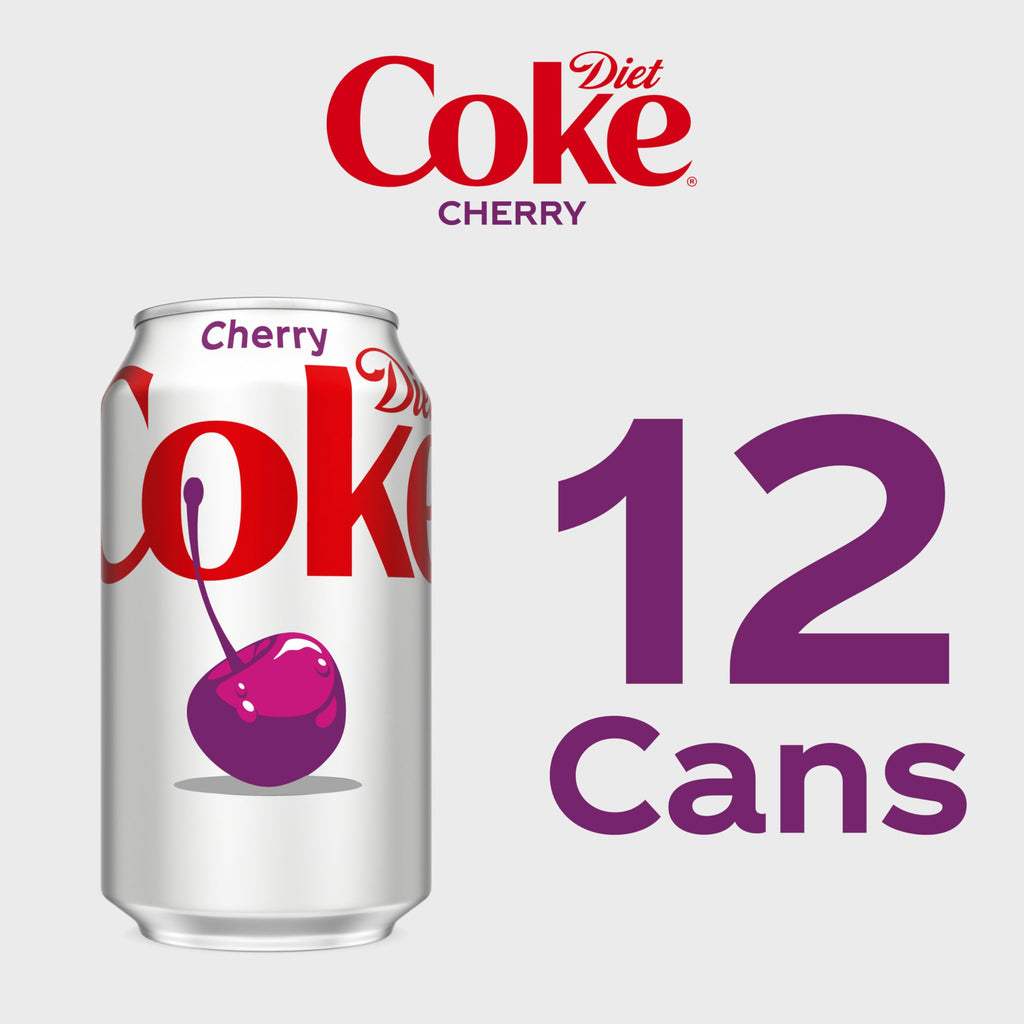 Cherry Soda Soft Drink, 12 fl oz, 12 Pack I529207